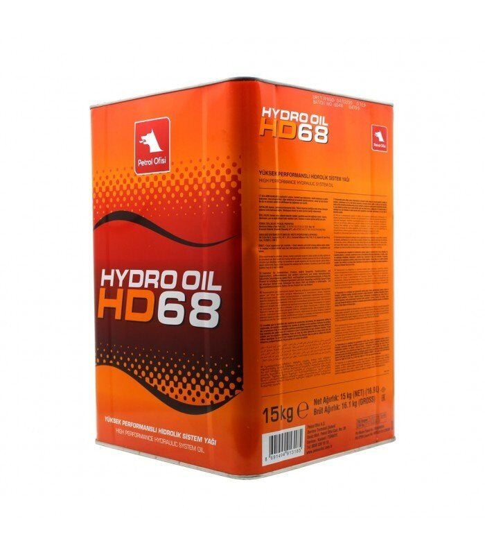 Petrol Ofisi Hydro Oil HD 68 - 16 Litre Hidrolik Yağı