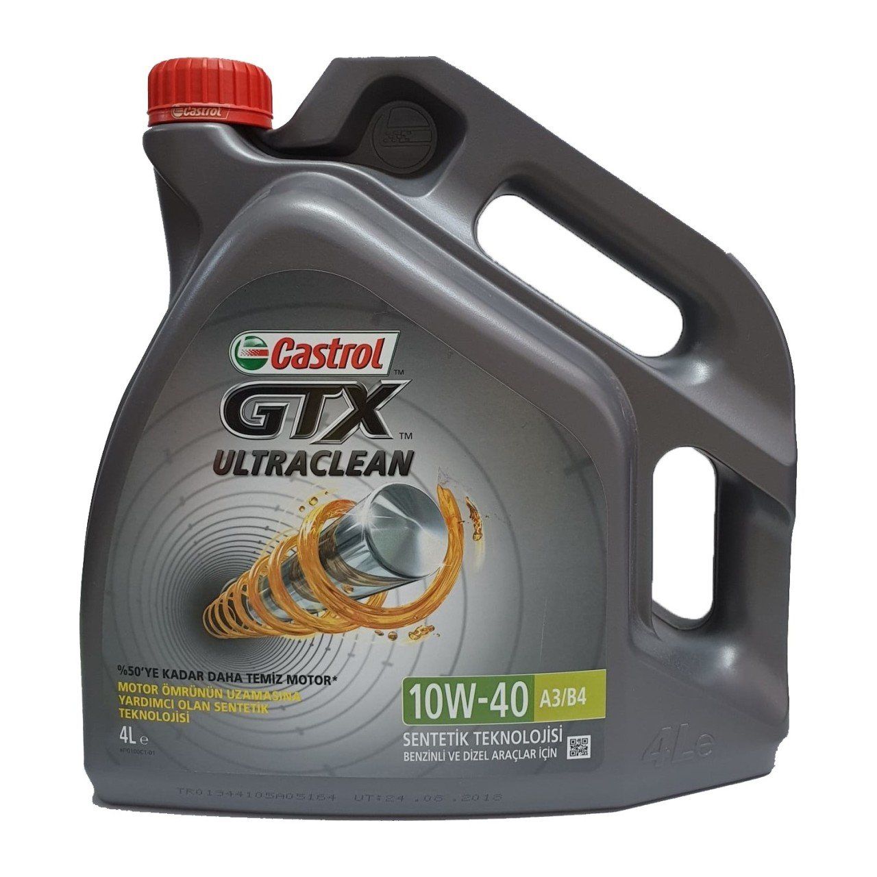 Castrol GTX Ultraclean 10W-40 - 4 L Motor Yağı