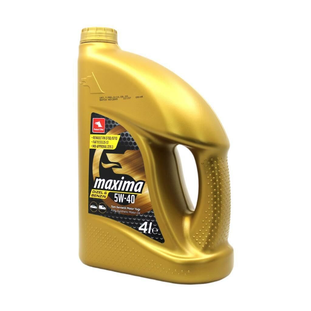 Petrol Ofisi Maxima 5W-40 4 Litre Motor Yağı