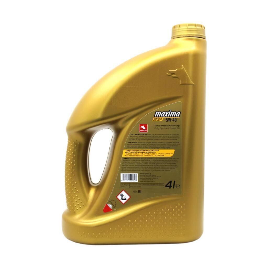 Petrol Ofisi Maxima 5W-40 4 Litre Motor Yağı