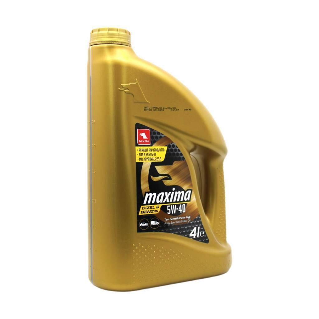 Petrol Ofisi Maxima 5W-40 4 Litre Motor Yağı