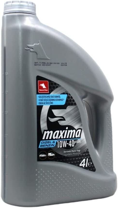 Petrol Ofisi Maxima 10W-40 4 Litre Motor Yağı