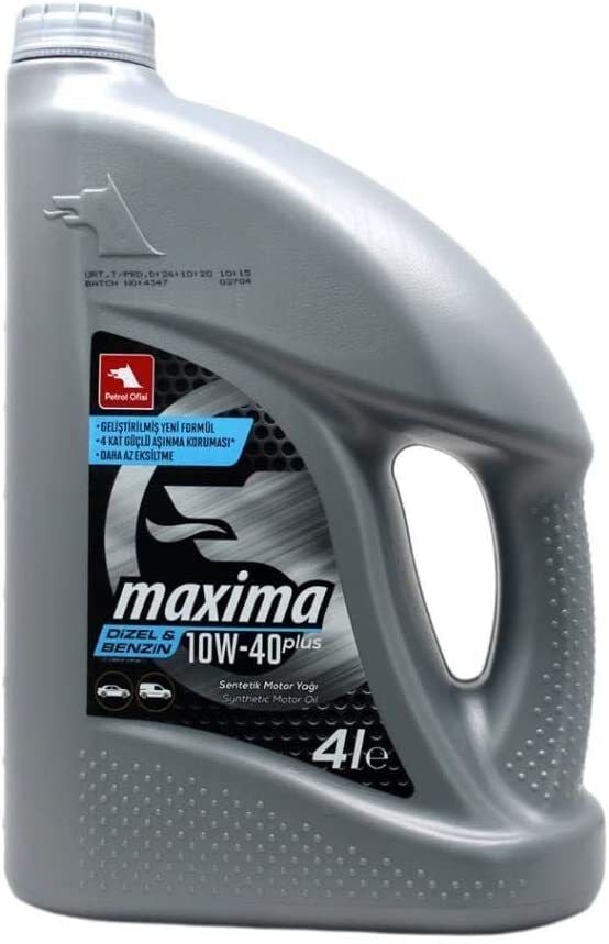 Petrol Ofisi Maxima 10W-40 4 Litre Motor Yağı