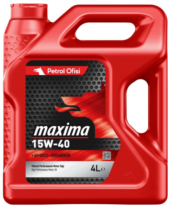 Petrol Ofisi Maxima 15W-40 4 Litre Motor Yağı
