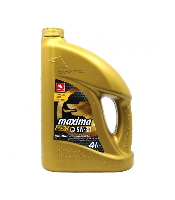 Petrol Ofisi Maxima CX 5W-30 - 4 Litre Partiküllü Motor Yağı