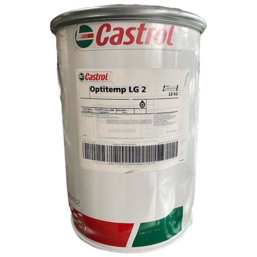 Castrol Optitemp LG 2 - 18 kg Düşük Sıcaklık Gresi Gres Yağı