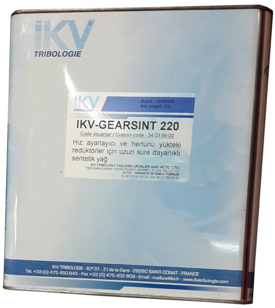 IKV Gearsint 220 - 5 litre Şanzıman Yağı