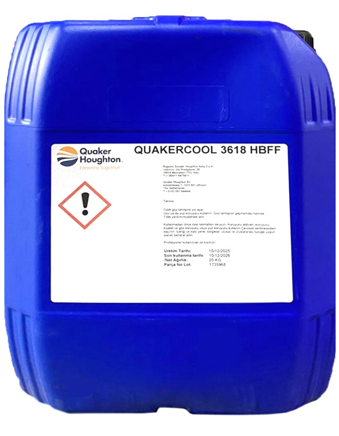Houghton Quakercool 3618 HBFF (Adrana D 208 Muadili) - 20 Litre Bor Yağı