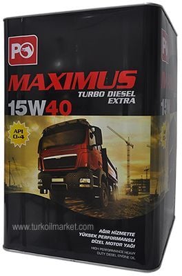 Petrol Ofisi Maximus Turbo Diesel Extra 15W-40 - 18 Litre Motor Yağı