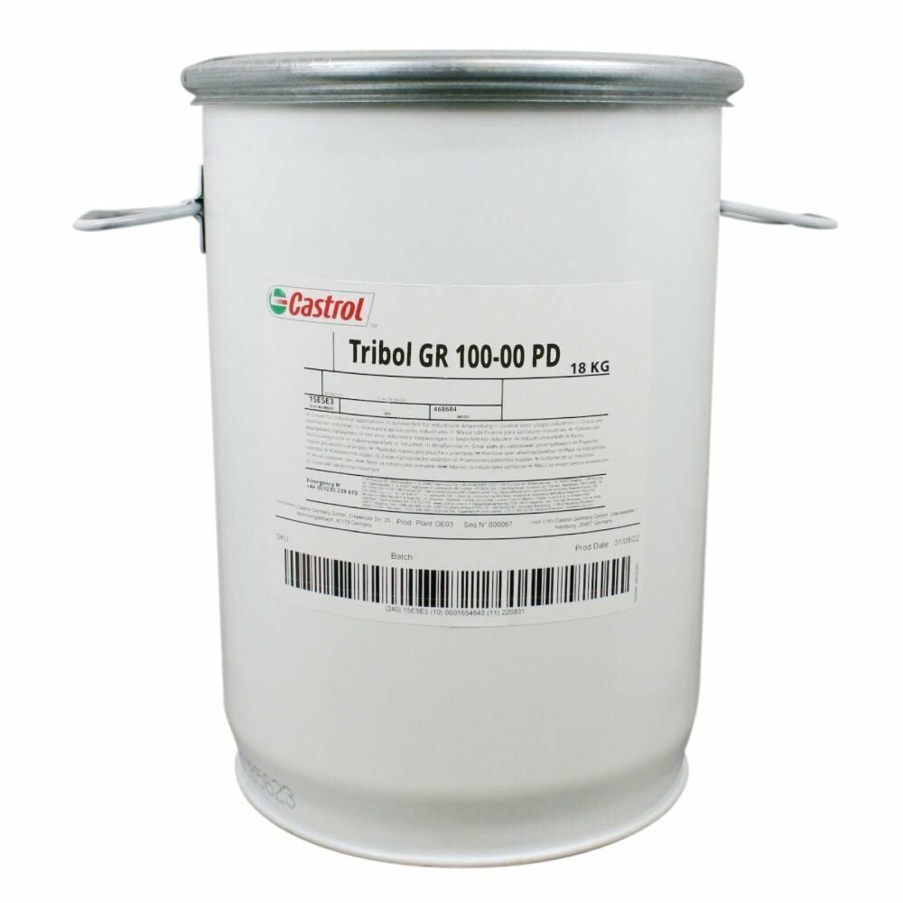 Castrol Tribol GR 100 00 PD (Longtime) - 18 kg Gres Yağı