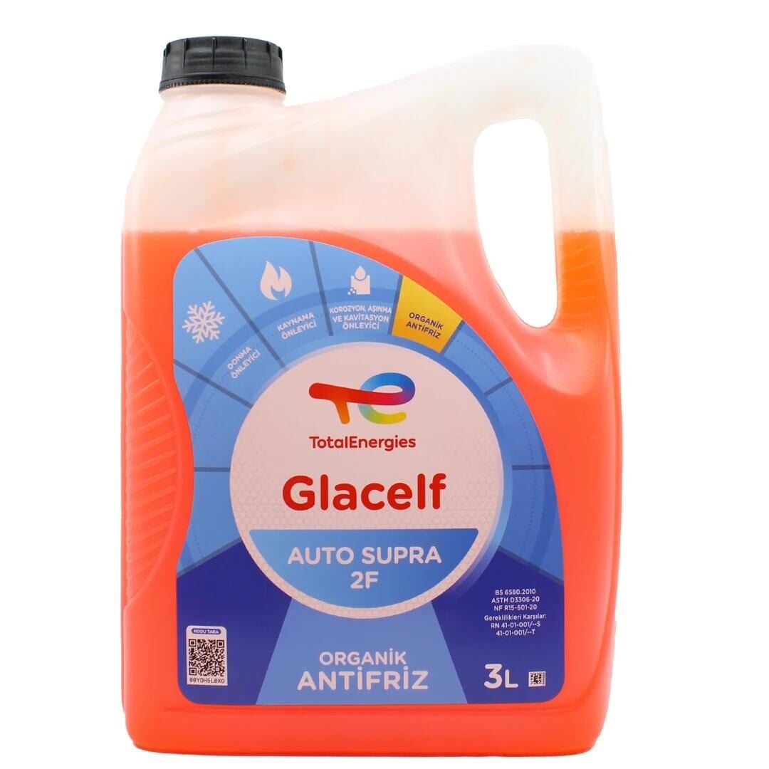 TOTAL GLACELF AUTO SUPRA KIRMIZI ORGANİK ANTİFRİZ 3 LT 3820.00.00.00.00