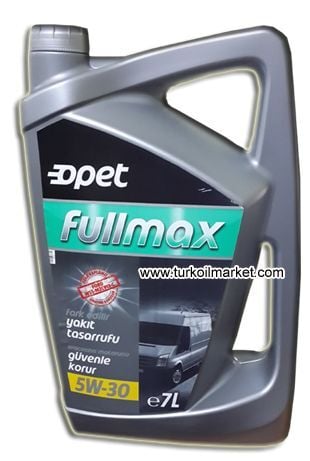 Opet Fullmax 5W-30 - 7 Litre Motor Yağı