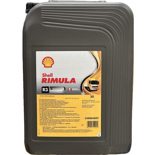 Shell Rimula R3 + 10W - 20 Litre Motor Yağı