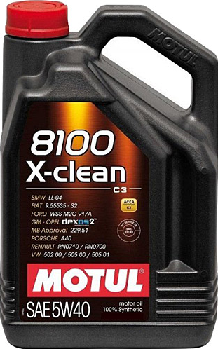 Motul 8100 X-Clean 5W-40 4 Litre Motor Yağı