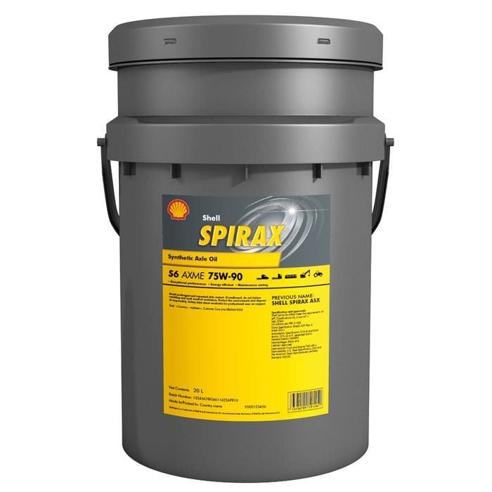 Shell Spirax S6 AXME 75W-90 - 20 Litre Yağ