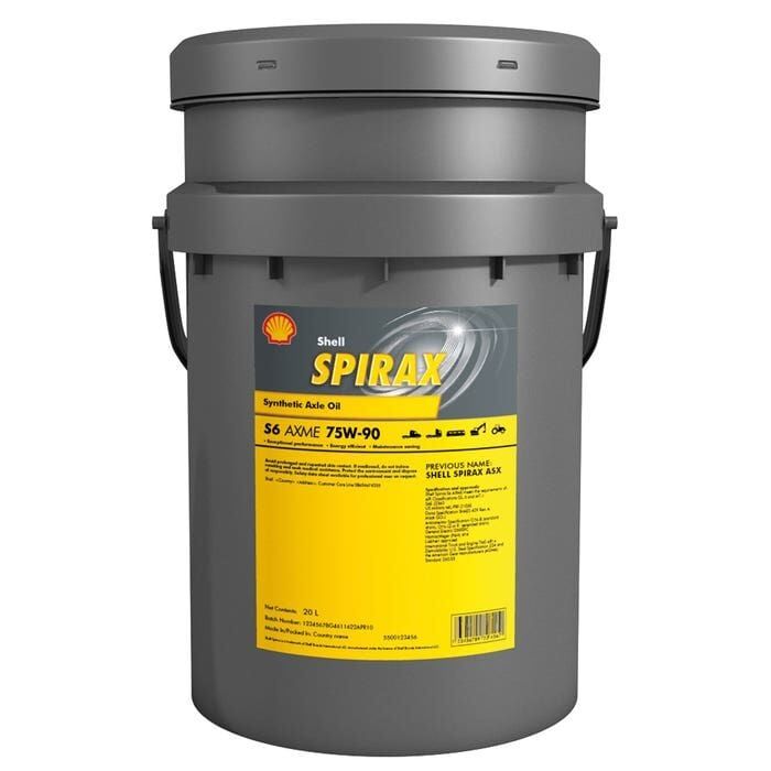 Shell Spirax S6 AXME 75W-90 - 20 Litre Yağ