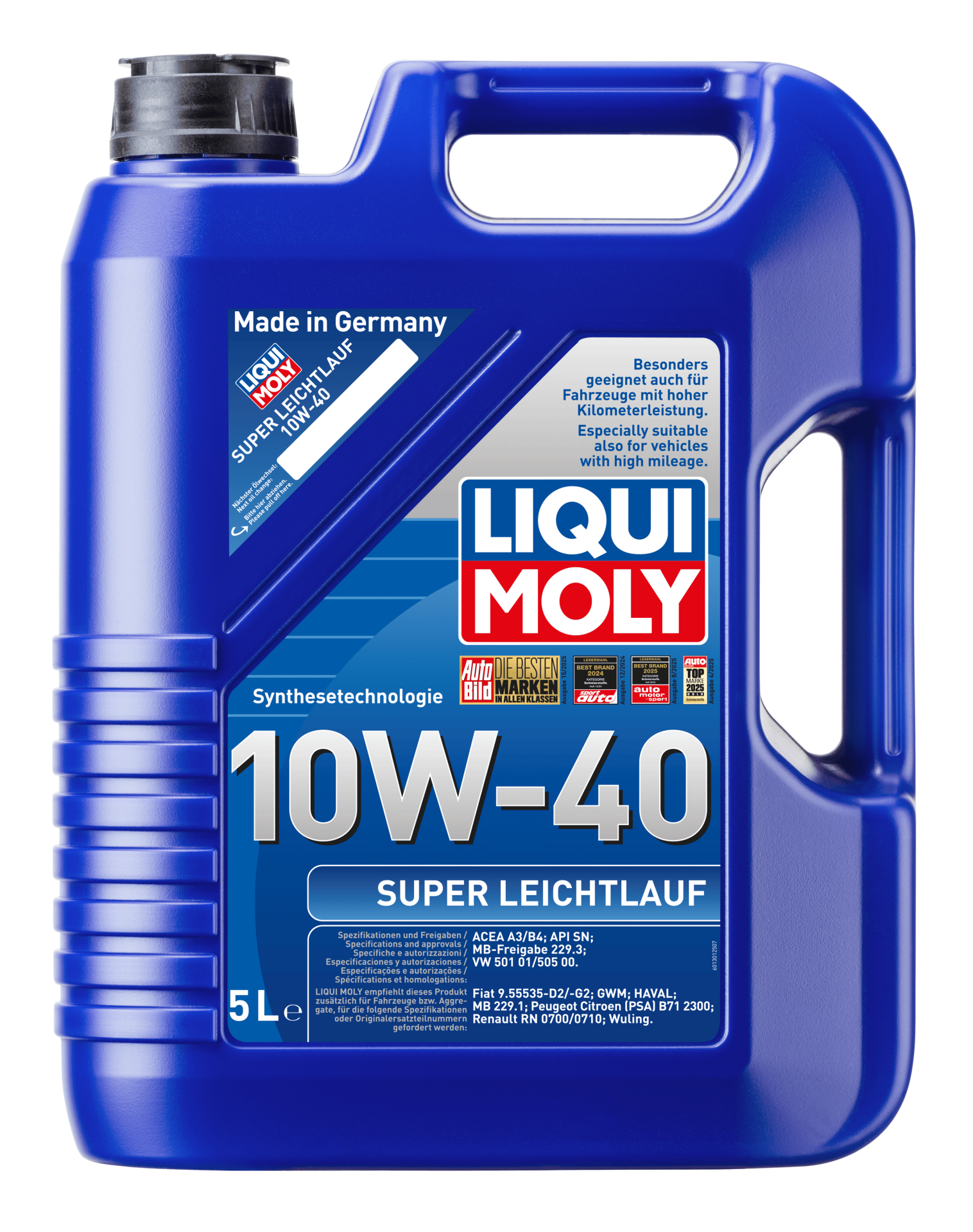 Liqui Moly Super Leichtlauf 10W-40 - 5 Litre Motor Yağı (9505)