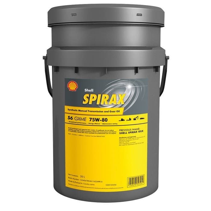 Shell Spirax S6 GXME 75W-80 - 20 Litre Şanzıman Yağı