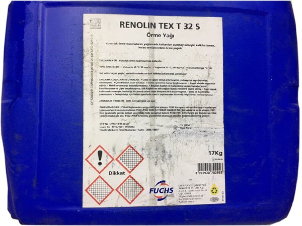 Fuchs Renolin Text T 32 S - 20 Litre Örme Yağı