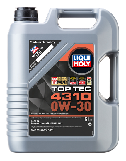 Liqui Moly Top Tec 4310 0W-30 5 Litre (2362) Motor Yağı