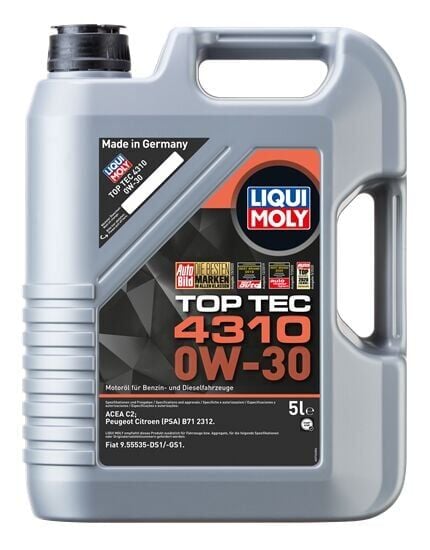 Liqui Moly Top Tec 4310 0W-30 5 Litre (2362) Motor Yağı
