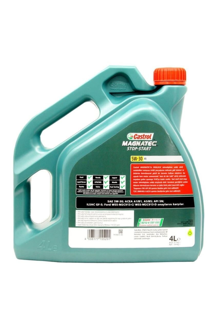 Castrol Magnatec A5 5W-30 Start Stop - 4 Litre Motor Yağı