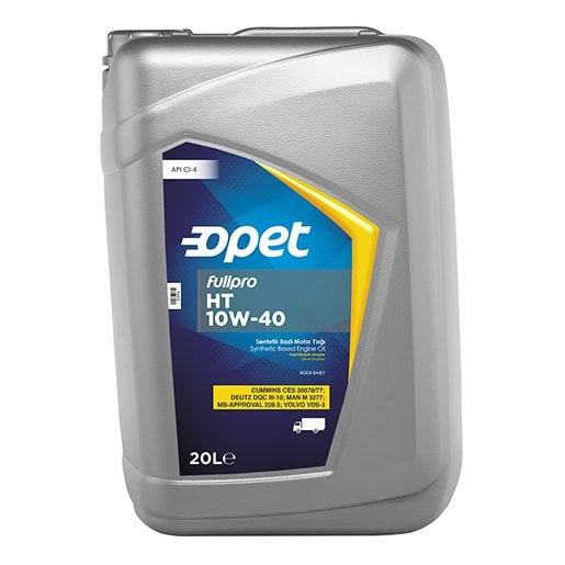 Opet Fullpro HT 10W-40 - 20 Litre Motor Yağı