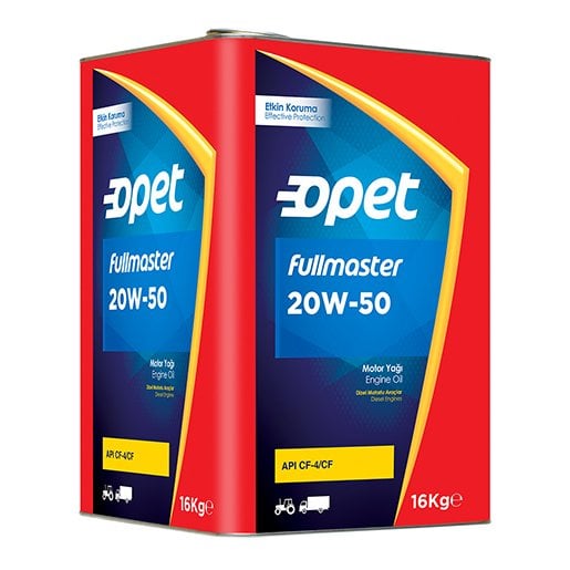 Opet Fullmaster 20W-50 - 16 Kg Motor Yağı