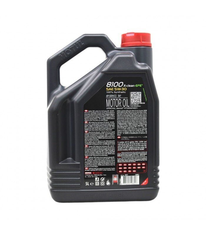 Motul 8100 X-Clean EFE 5W-30 Dexos2 Partiküllü - 5 Litre