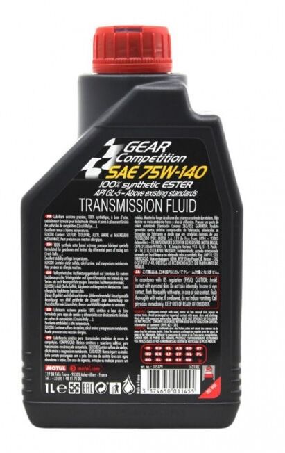 Motul Gear Competition 75W-140 - 1 Litre Şanzıman Yağı