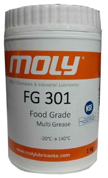 Moly FG 301 - 1 Kg Gıdaya Uygun Yüksek Sıcaklık Gresi