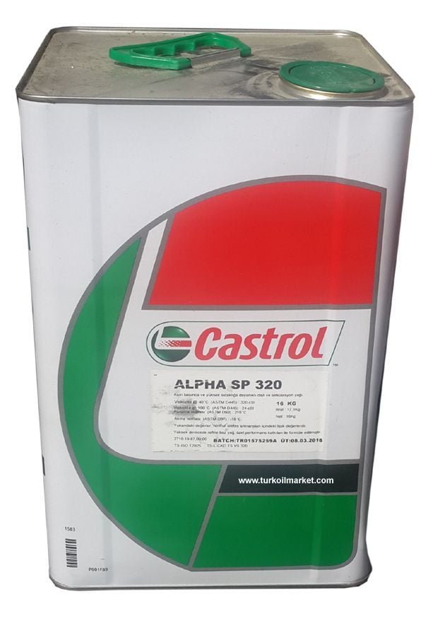 Castrol Alpha SP 320 - 16 kg Şanzıman Yağı