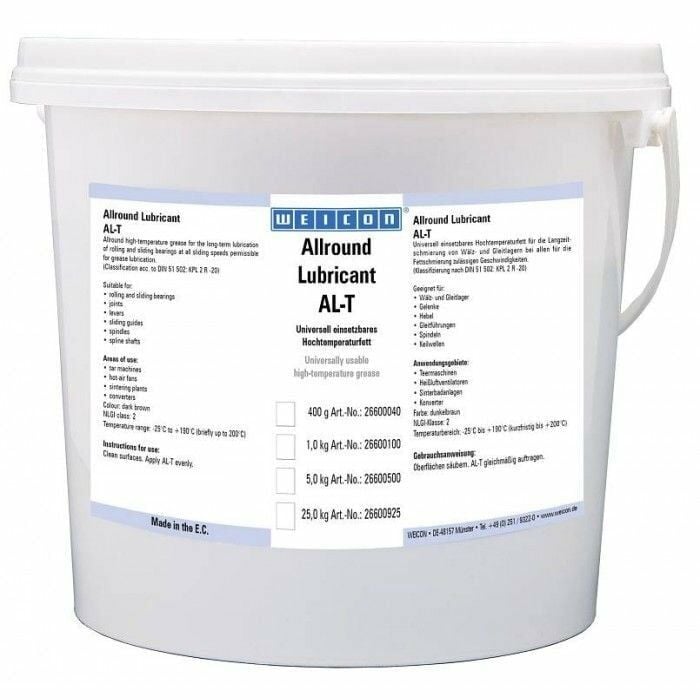 Weicon AL-T 25000 - Çok Yönlü Yüksek Isı Gresi - 25 kg Gres Yağı