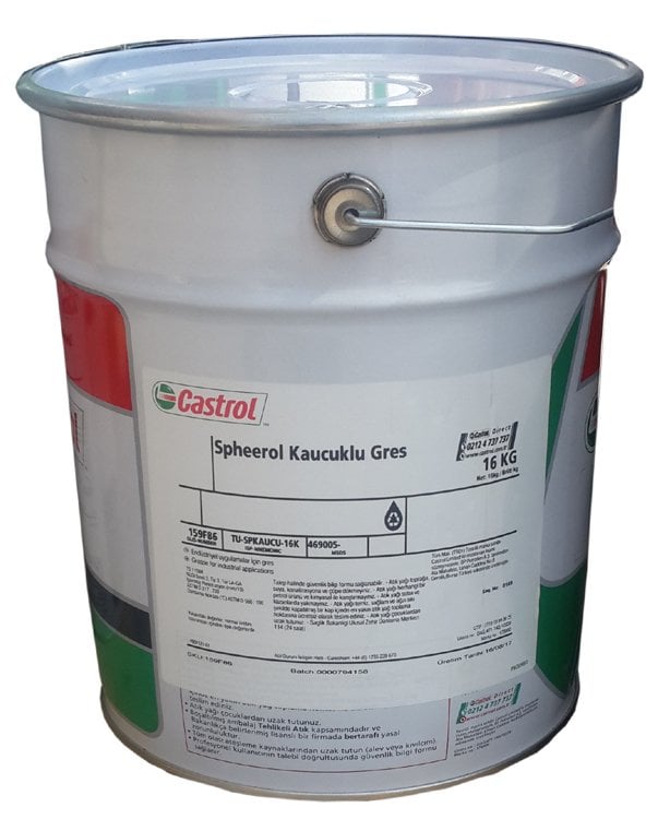 Castrol Spheerol Kauçuklu Gres -16 kg Gres Yağı