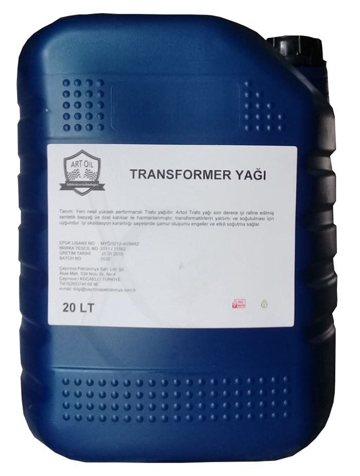 Artoil Transformer Trafo Yağı - 20 Litre Trafo Yağı