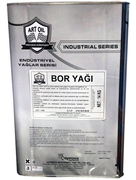 Artoil Bor Yağ - 16 Litre