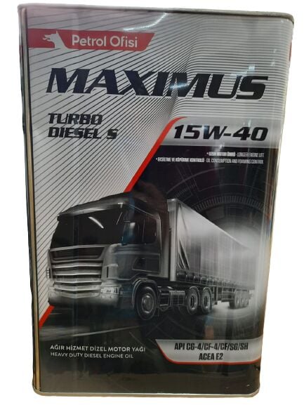 Petrol Ofisi Maximus Turbo Diesel S 15W-40 - 18 Litre Motor Yağı
