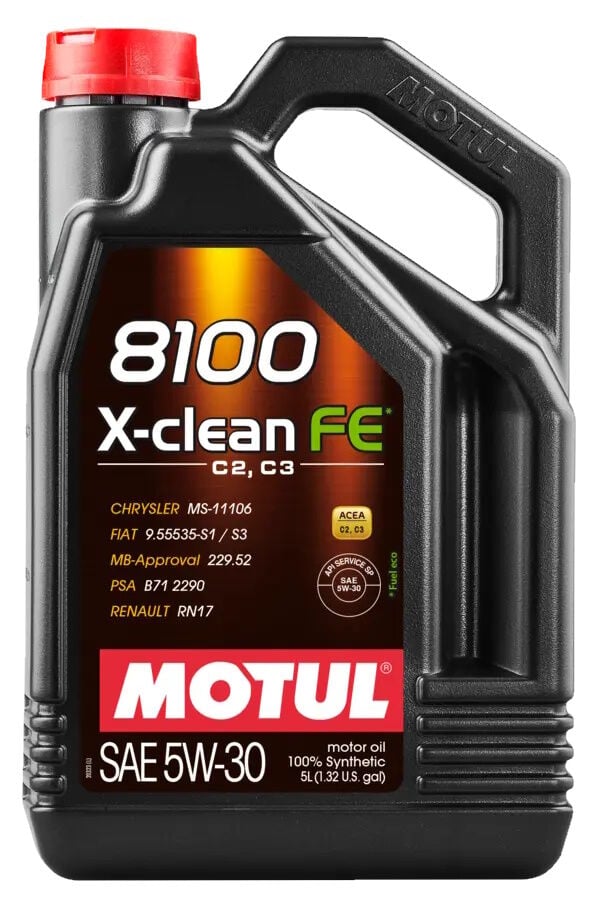 Motul 8100 X-Clean FE 5W-30 - 5 Litre