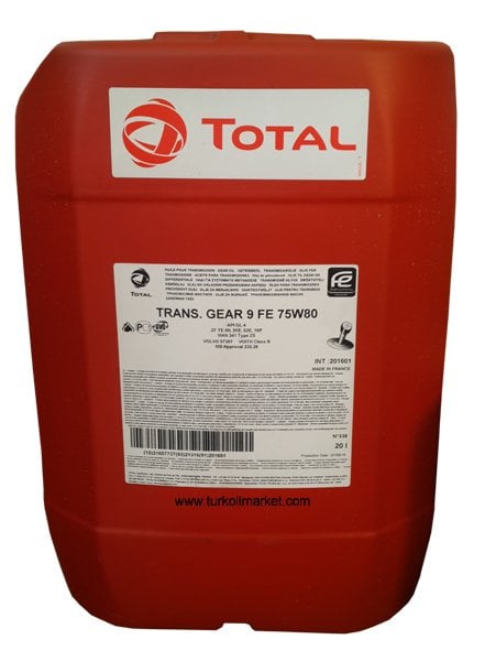 Total Transmission Gear 9 FE 75W-80 - 20 L Şanzıman Yağı