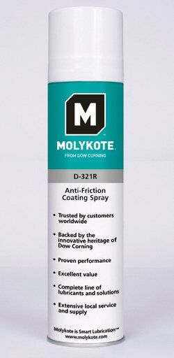 Molykote D-321R - 400 ml Kuru Yağlama Spreyi Gres Yağı