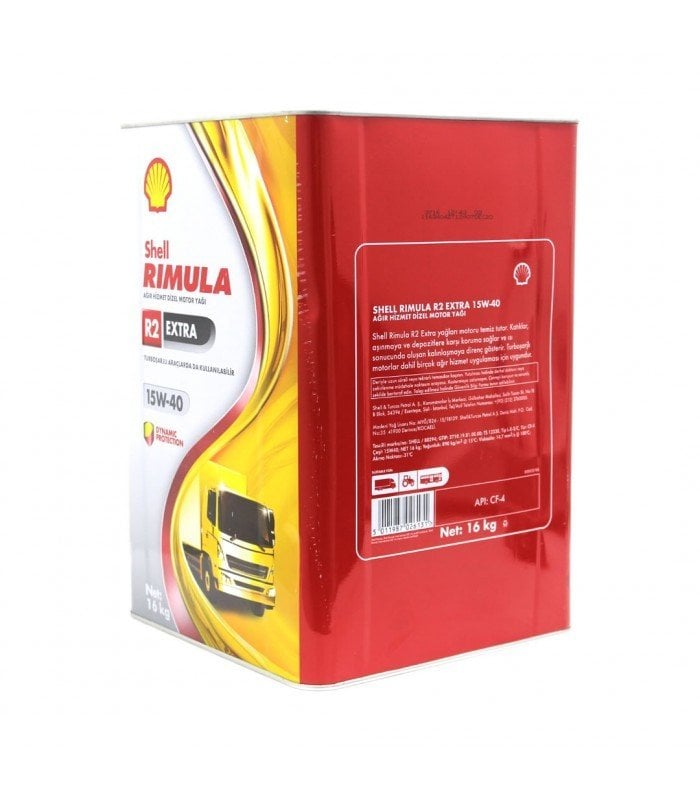 Shell Rimula R2 Extra 15W-40 - 18 Litre Motor Yağı
