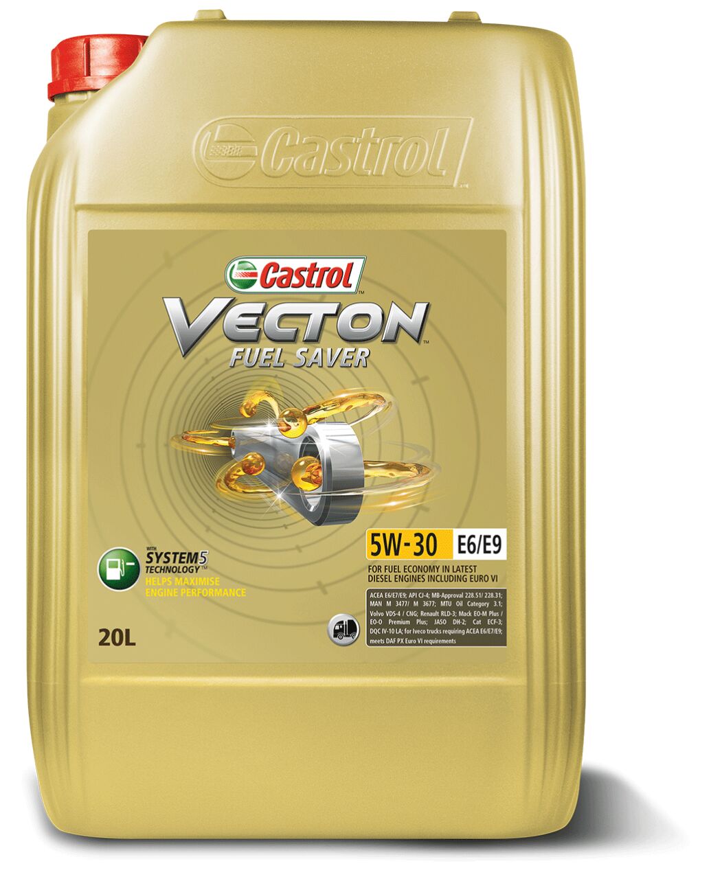 Castrol Vecton Long Drain 5W-30 CK-4 20 Litre Motor Yağı