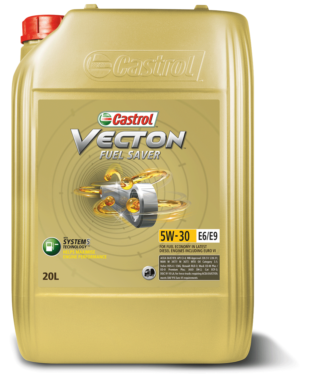 Castrol Vecton Long Drain 5W-30 CK-4 20 Litre Motor Yağı
