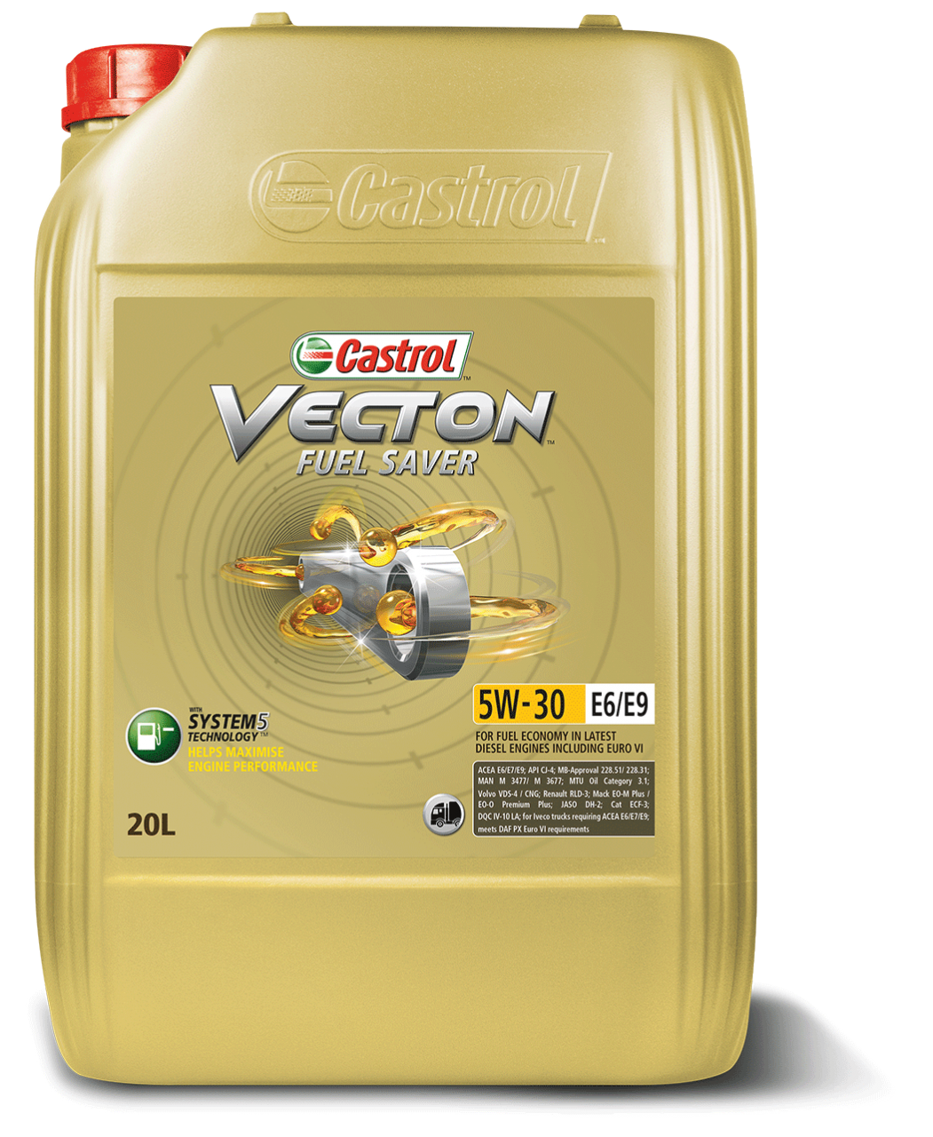 Castrol Vecton Long Drain 5W-30 CK-4 20 Litre Motor Yağı