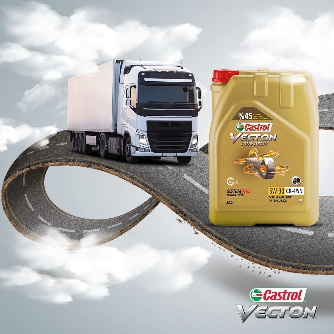 Castrol Vecton Long Drain 5W-30 CK-4 20 Litre Motor Yağı