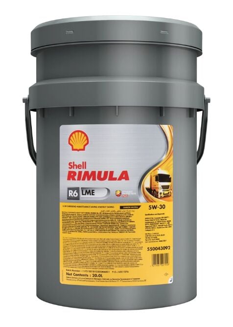 Shell Rimula R6 LME 5W-30 - 20 Litre Yağ