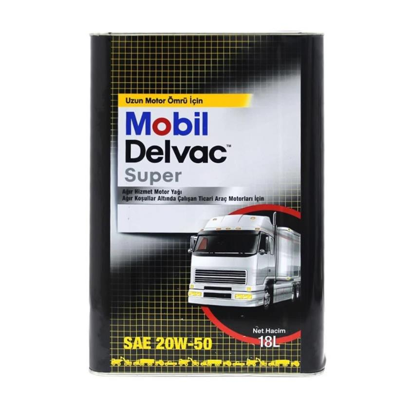 Mobil Delvac Super 20W-50 - 18 Litre Motor Yağı