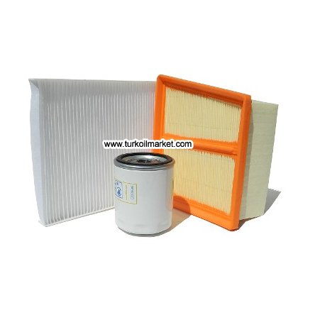 Ford Fiesta 2008-2016 Benzinli Filtre Seti