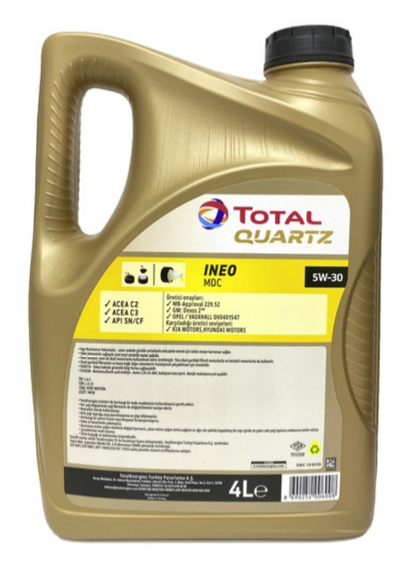 Total Quartz Ineo MDC 5W-30 4 Litre