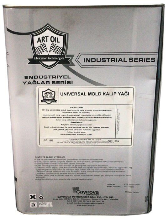 Artoil Universal Mold Kalıp Yağı - 14 Kg